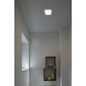 LED Ceiling recessed luminaire SENSER 12 LED, square, 440lm, IP20, white, 3000K