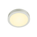 LED Wall / Ceiling luminaire SENSER 24 CW, round, 15W, IP20, white, 3000K, 1200lm