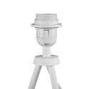 SLV Tafelarmatuur FENDA II TRIPOD BASIS met schakelaar, zonder lampenkap E27 IP20, wit 
