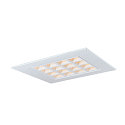 SLV LED Ceiling recessed luminaire LED PAVONO 620x620, 100�, UGR 16, white, 3000K, 3200lm