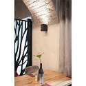 SLV Wandarmatuur voor buitenshuis ENOLA SQUARE SINGLE CCT IP 65, antraciet, transparant 