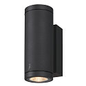 Wandarmatuur voor buitenshuis ENOLA ROUND UP/DOWN CCT - S up down, klein, CCT Switch IP65, antraciet 