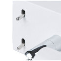 SLV Wandarmatuur QUADRASS SPOT met LED-spot E27, melkachtig, wit