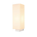 SLV Wandarmatuur QUADRASS INDOOR E27, melkachtig, wit