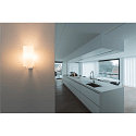 SLV Wandarmatuur QUADRASS INDOOR E27, melkachtig, wit