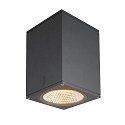 SLV Premium-LED Outdoor Ceiling luminaire ENOLA SQUARE CCT, IP65 IK02, L-size, 35W 3000 / 4000K 2500 / 2800lm 38�, CRi>90
