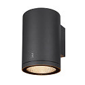 Premium-LED Outdoor Wall luminaire ENOLA ROUND SINGLE CCT, IP65 IK02, L-size, 35W 3000 / 4000K 3100 / 3400lm 38�, CRi>90