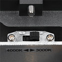 SLV Premium-LED Outdoor Wall luminaire ENOLA ROUND SINGLE CCT, IP65 IK02, L-size, 35W 3000 / 4000K 3100 / 3400lm 38�, CRi>90