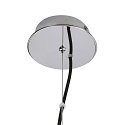 SLV Pendelarmatuur PANTILO CONVEX 40 E27, chroom