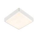 SLV LED Wall / Ceiling luminaire AINOS SQUARE Outdoor, 17W, 1300lm, CCT switch 3000/4000K, white