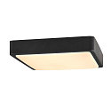 SLV LED Wall / Ceiling luminaire AINOS SQUARE Outdoor, 17W, 1300lm, CCT switch 3000/4000K, anthracite