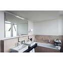 SLV LED Mirror luminaire GLENOS LED Bathroom luminaire, 120�, silver, 12,6W, 3000K