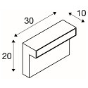 SLV Staande armatuur voor buiten L-LINE OUT 30 FL CCT Switch, direct / indirect IP65, antraciet 