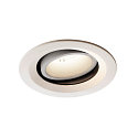 LED Ceiling recessed luminaire NUMINOS DL M, 4000K, IP20, rotatable / pivotable, 20�, 1750lm, UGR 20, white/white