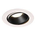Plafondinbouwarmatuur NUMINOS DL XL draaibaar, roteerbaar IP20, zwart, wit
