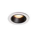 LED Ceiling recessed luminaire NUMINOS DL S, 2700K, IP20, 20�, 670lm, UGR 18, white/black
