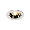Plafondinbouwarmatuur NUMINOS DL S - 20� stijf, voor BAP, constante stroom, schakelbaar, set terug IP20 / IP44, wit 