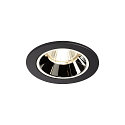 LED Ceiling recessed luminaire NUMINOS DL S, 4000K, IP20, 55�, 750lm, UGR 19, black/chrome