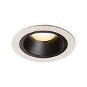 LED Ceiling recessed luminaire NUMINOS DL M, 3000K, IP20, 20�, 1500lm, UGR 19, white/black