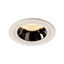 Plafondinbouwarmatuur NUMINOS DL M IP20, chroom, wit
