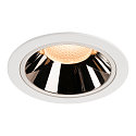 LED Ceiling recessed luminaire NUMINOS DL XL, 2700K, IP20, 55�, 3400lm, UGR 19, white/chrome