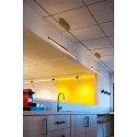 SLV LED 3-Phase luminaire NUMINOS PHASE L, 3000K, 24�, 2430lm, white/black