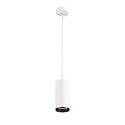 Pendelarmatuur NUMINOS PD PHASE L IP20, zwart, wit