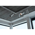 SLV LED 3-Phase luminaire NUMINOS DALI L, 2700K, 36�, 2400lm, white/black