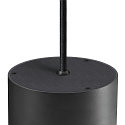 Pendelarmatuur OCCULUS PD SINGLE DTW Dim-To-Warm IP20, zwart, transparant dimbaar