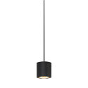 Pendelarmatuur OCCULUS PD SINGLE DTW Dim-To-Warm IP20, zwart, transparant dimbaar