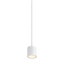SLV Pendelarmatuur OCCULUS PD SINGLE DTW Dim-To-Warm IP20, transparant, wit dimbaar