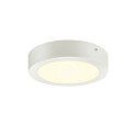 SLV LED Wall / Ceiling luminaire SENSER 18 CW, round, IP20, white, 13W, 4000K, 990lm