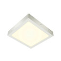 LED Wall / Ceiling luminaire SENSER 24 CW, square, 15W, 1200lm, IP20, white, 4000K