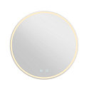 SLV LED Wall luminaire TRUKKO WL, round, IP44, aluminum