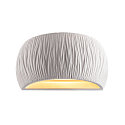 SLV Wall luminaire PLASTRA WL CURVED CUTRAIN, G9, QT-DE12, IP20, white