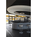 SLV LED Pendant luminaire ONE 80 PD DALI UP/DOWN, CCT switch, 3000/4000K, 615/635lm, white