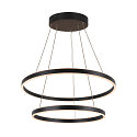 LED Pendant luminaire ONE DOUBLE PD DALI UP/DOWN, CCT switch, 3000/4000K, 1050/1060lm, black