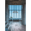 LED Pendant luminaire ONE DOUBLE PD DALI UP/DOWN, CCT switch, 3000/4000K, 1050/1060lm, black