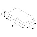 SLV Langsverbinder GRAZIA 60, aluminium
