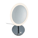 SLV LED Table lamp MAGANDA TL Make-up mirror, CCT switch, 2700/3000/4000K, IP44, chrome
