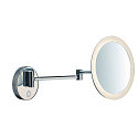 SLV LED Wall luminaire MAGANDA WL Make-up mirror, CCT switch, 2700/3000/4000K, IP44, chrome