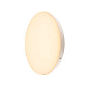 SLV Wand- en plafondarmatuur SIMA SENSOR rond IP44, wit