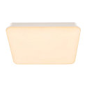 Wall / Ceiling luminaire SIMA, square, 3000K, 2150lm, dimmable, IP44, white