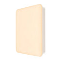 SLV Wall / Ceiling luminaire SIMA SENSOR, square, 3000K, 2150lm, IP44, white