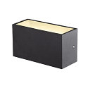 SLV Wandarmatuur voor buitenshuis SITRA M WL UP/DOWN CCT Switch, schakelbaar IP65, antraciet 