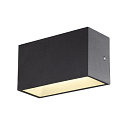 SLV Wandarmatuur voor buitenshuis SITRA M WL UP/DOWN CCT Switch, schakelbaar IP65, antraciet 