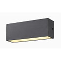 SLV Wandarmatuur voor buitenshuis SITRA L WL UP/DOWN CCT Switch, schakelbaar IP65, antraciet 