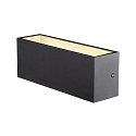 SLV Wandarmatuur voor buitenshuis SITRA L WL UP/DOWN CCT Switch, schakelbaar IP65, antraciet 