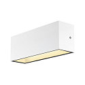 SLV Wandarmatuur voor buitenshuis SITRA L WL UP/DOWN CCT Switch, schakelbaar IP65, wit 