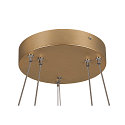 SLV Pendelarmatuur ONE DOUBLE PHASE UP/DOWN 2-voudig, CCT Switch IP20, messing dimbaar